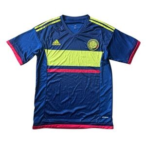 2015-2016 Colombia Adidas National Away Football Jersey Size: L